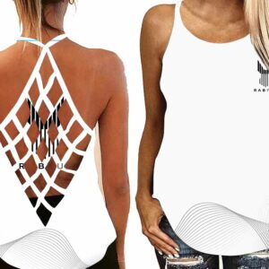 Strappy back tank top Mockup